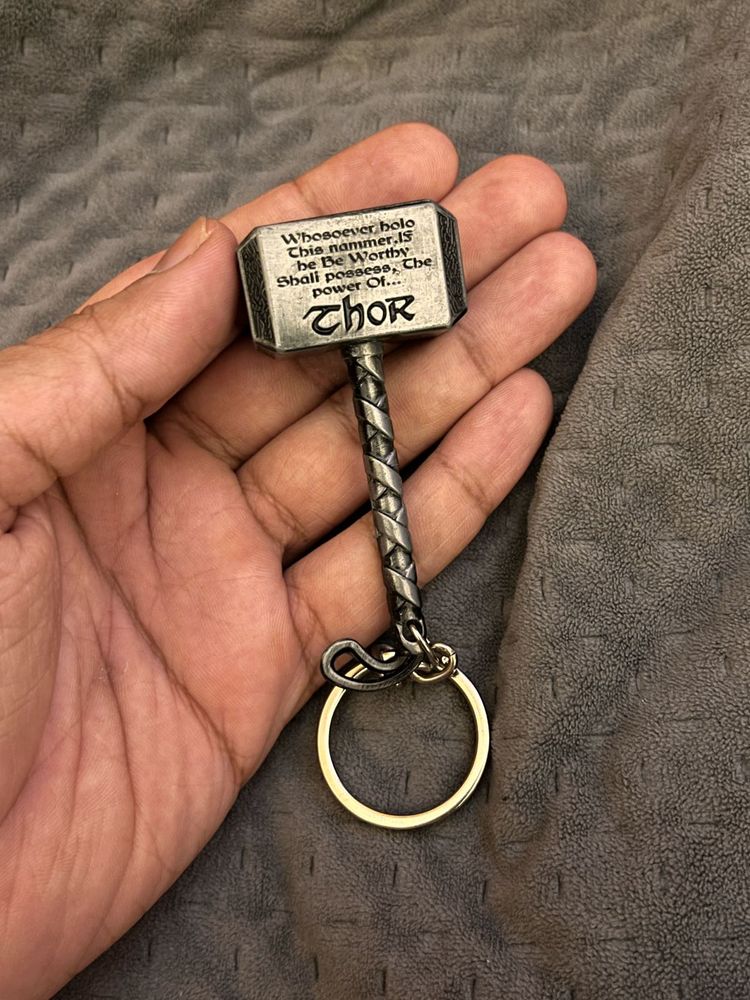 Thor Hammer Keychain