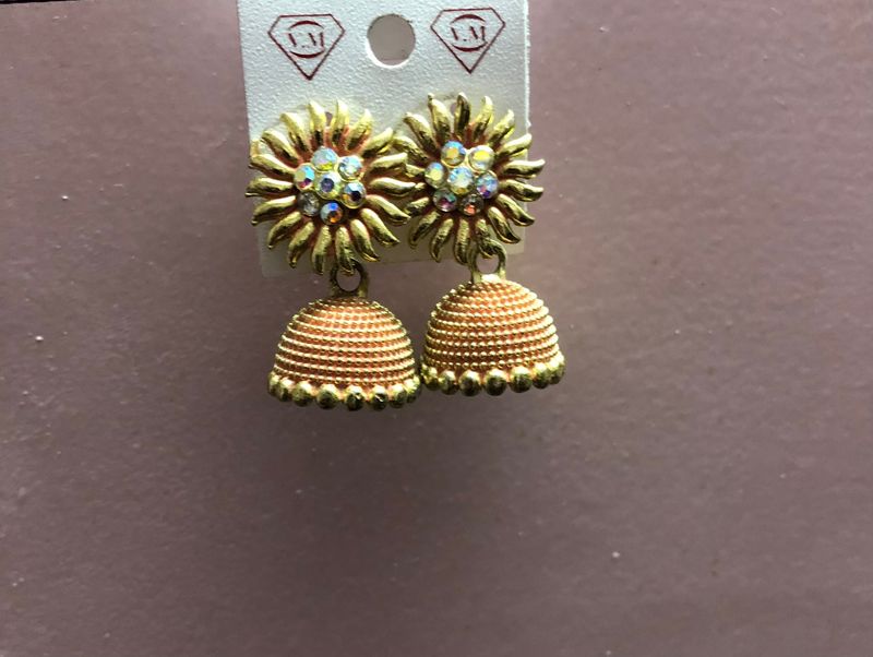 Oxidised Jhumka