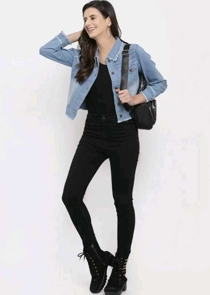 Light Blue Denim Jacket Size XL