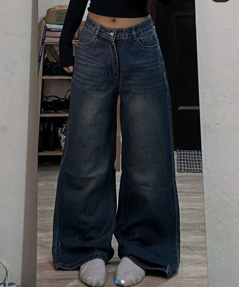 vintage Wide Leg Jeans