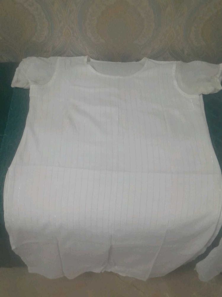 Elegant White Kurta set