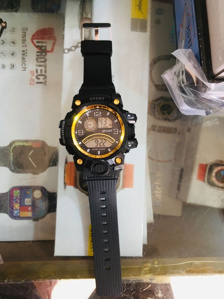 S Schok Digital Watch No Coin Cash Only