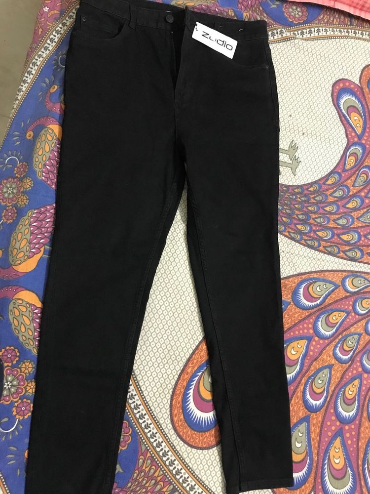 Classic Black Denim Jeans