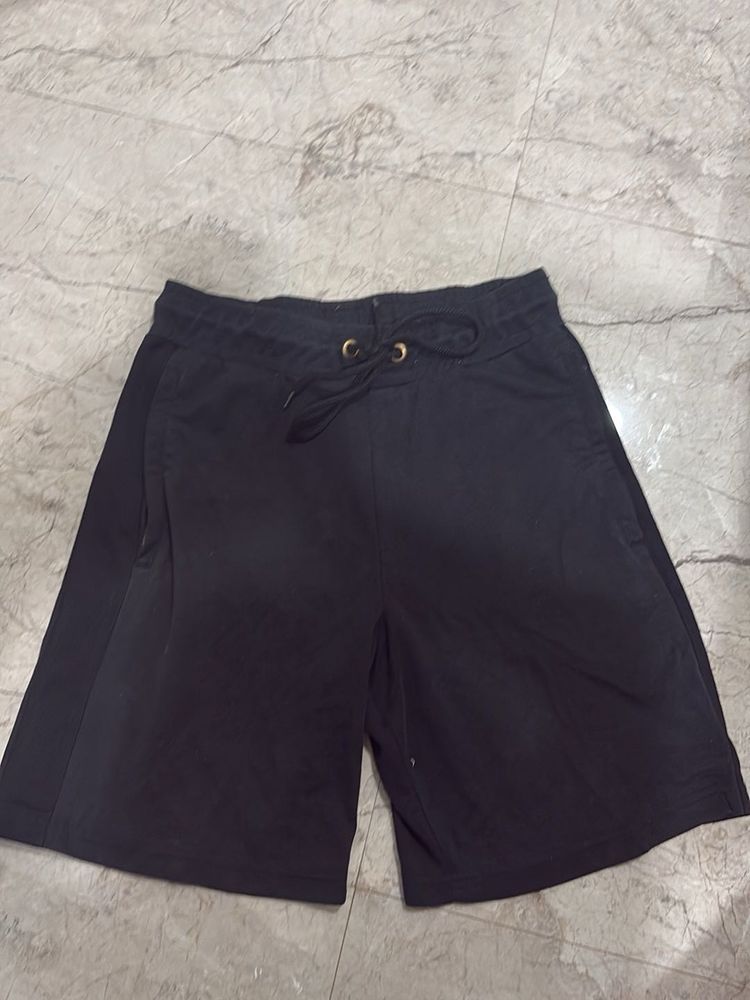Black Drawstring Shorts