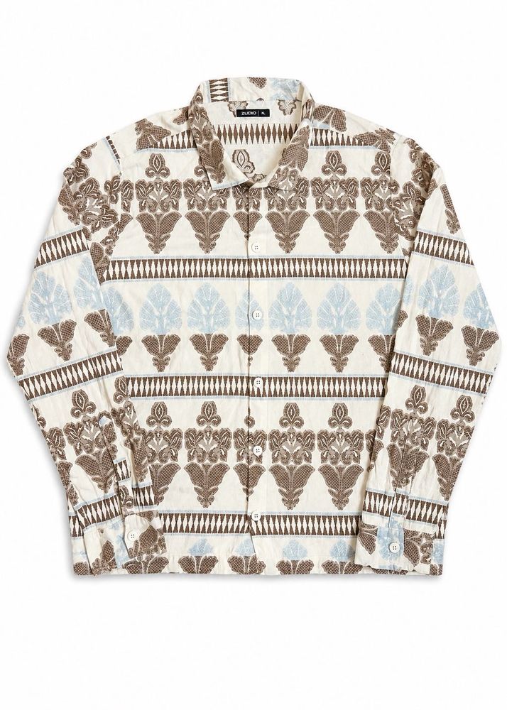 Men's Printed Long Sleeve Shirt