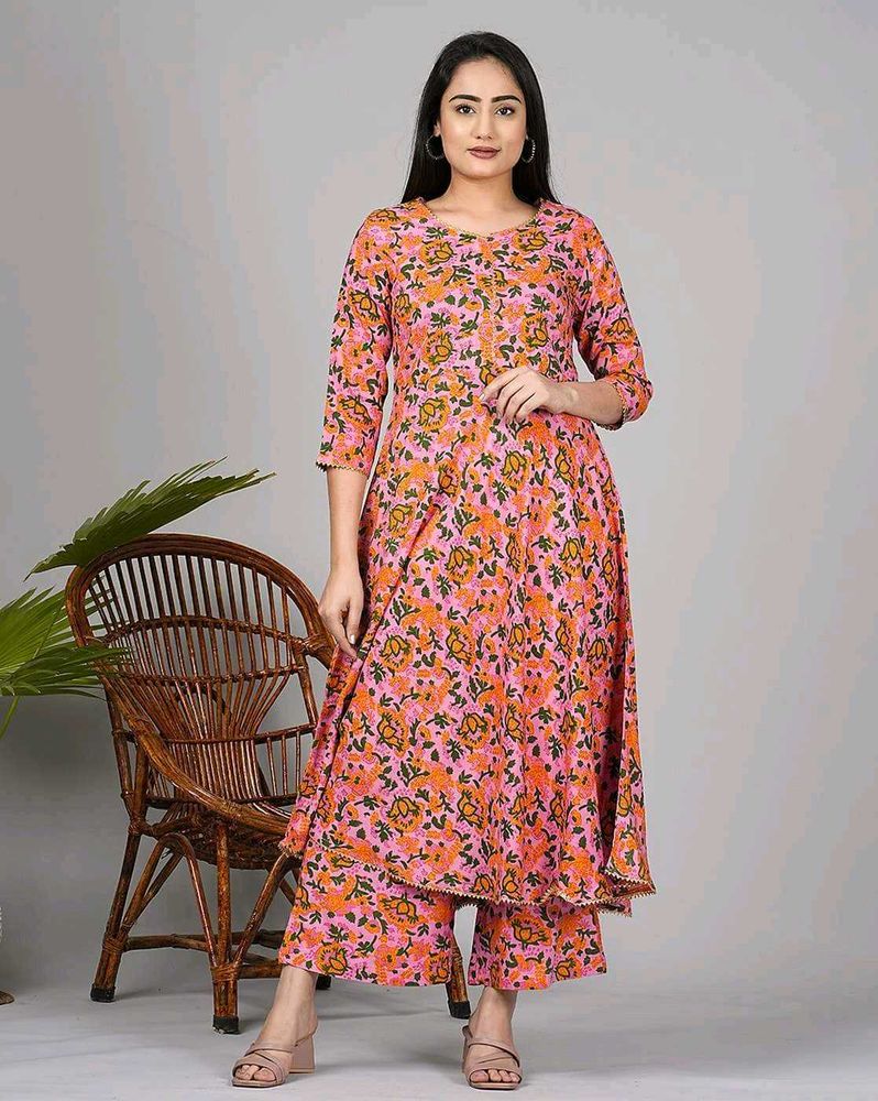 Floral Print Kurta Set 📦 Free Delivery 🚚
