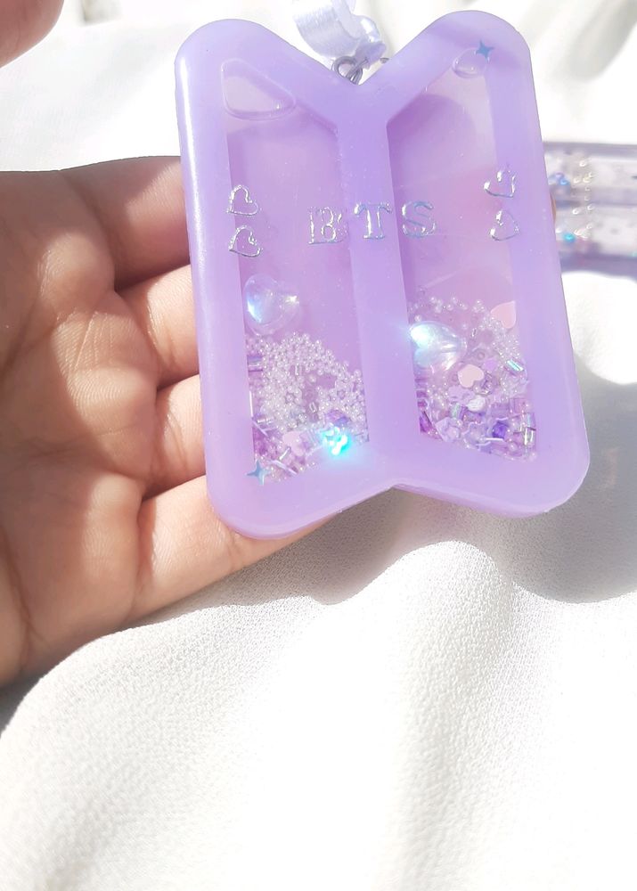 BTS Logo shaker Keychain