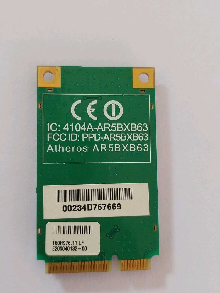Atheros AR5BXB63 WiFi Card