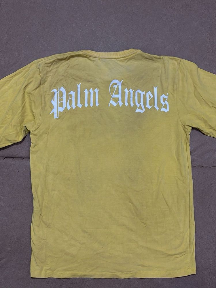 Palm Angels Yellow T-Shirt