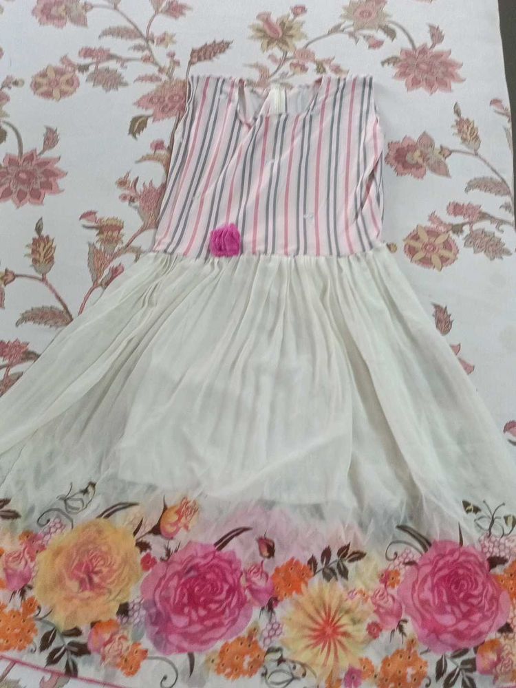 Beautiful Floral Print Gown