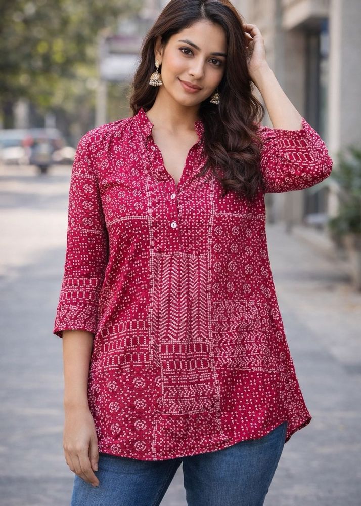 Bandhani Print short Kruti