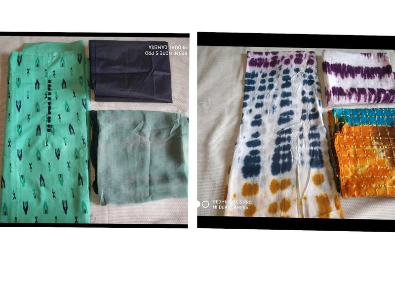 Combo Of 2 Cotton Dress Material