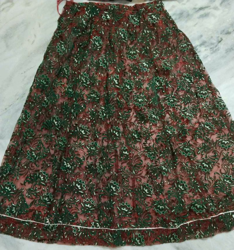 Floral Print Lehnga Choli