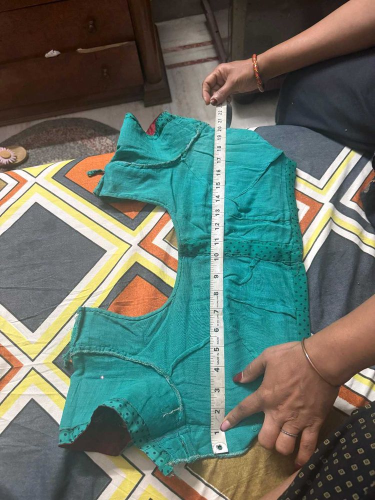 Beautiful Teal Ethnic Blouse