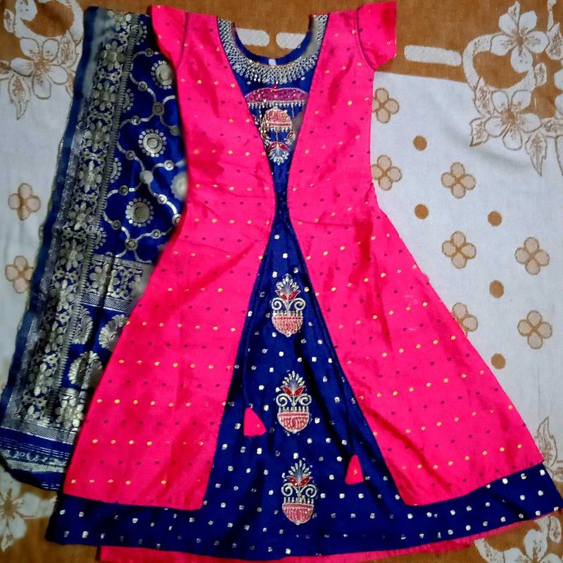 Pink &amp; Blue Girls' Dress