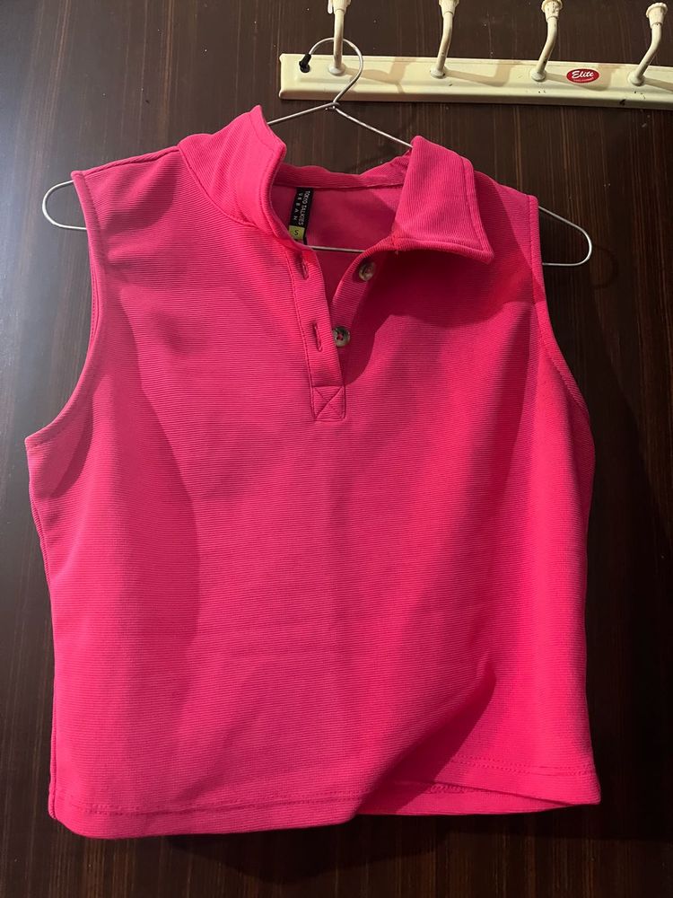 Pink Sleeveless Top size s