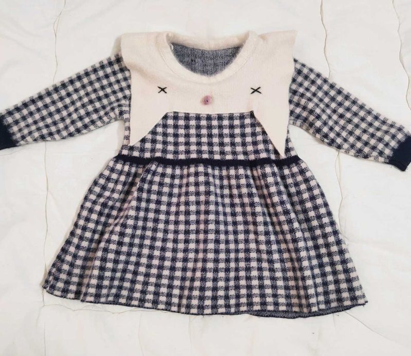 Bumper offer❗Adorable Checkered Baby Girl Dress