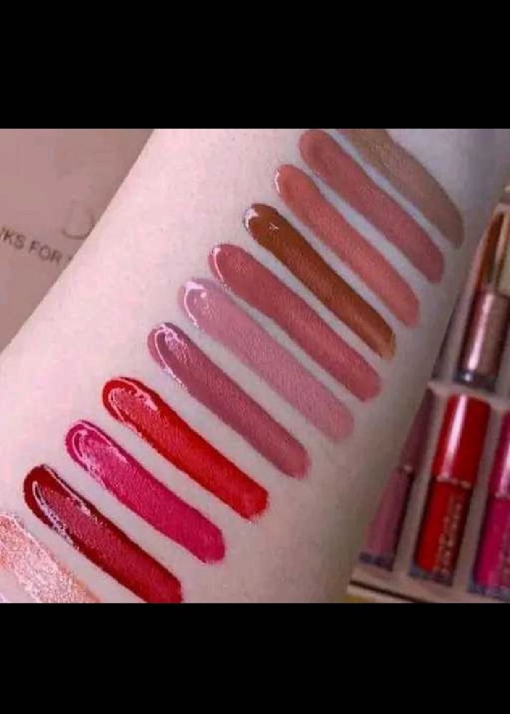 Assorted Liquid Lipstick Swatches