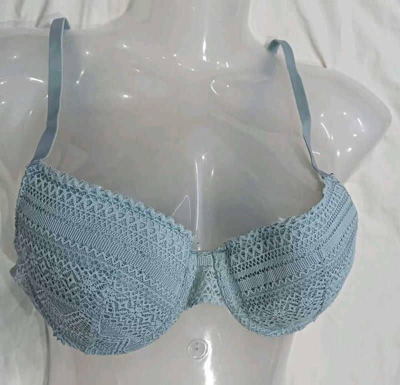 🪔 Light Blue Lace Bra