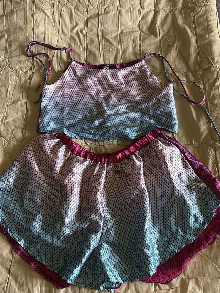 Boohoo short pyjama set