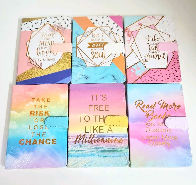Quotes Print Magnetic Diary Ruled Pages (A5 Size)