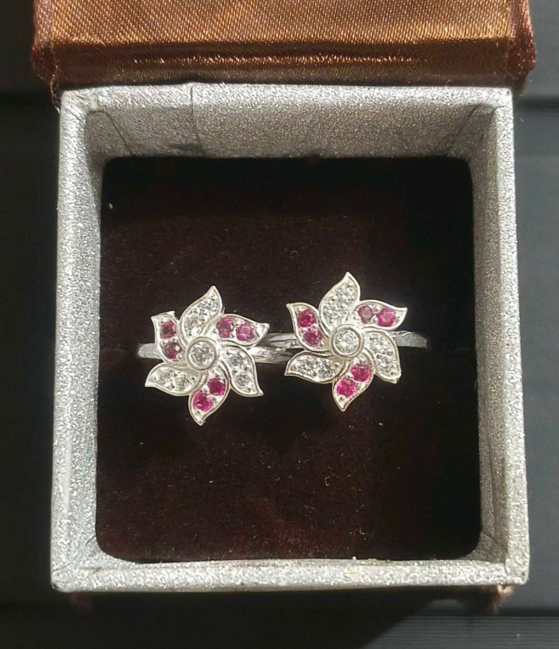 pure silver toe rings