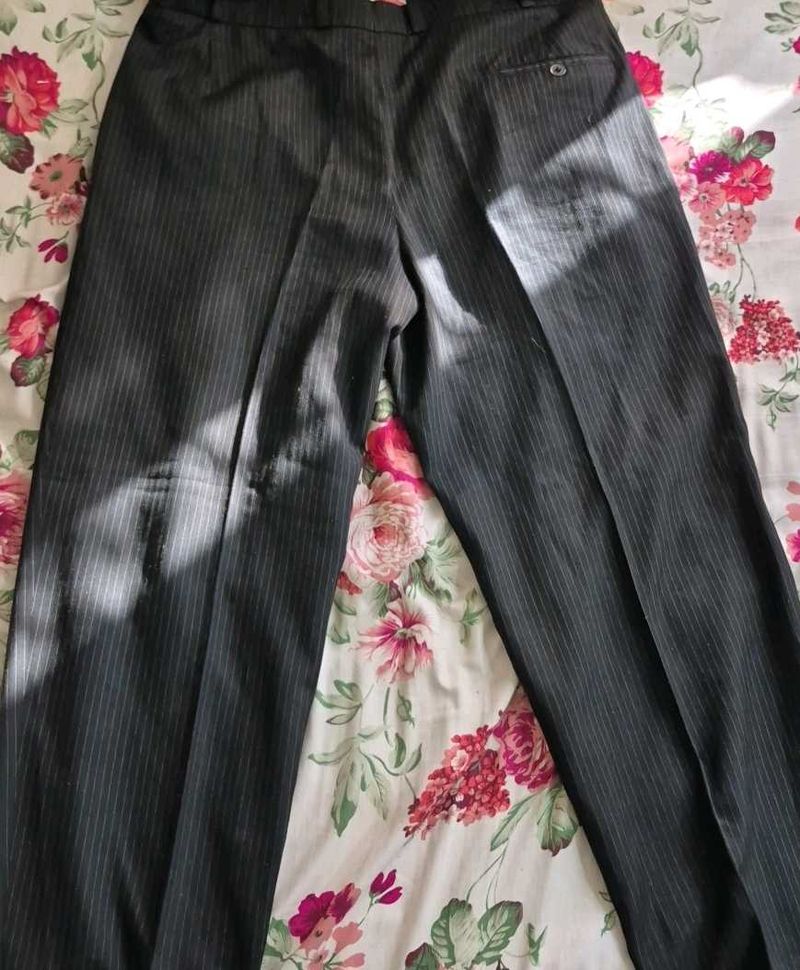 Pinstriped Pants