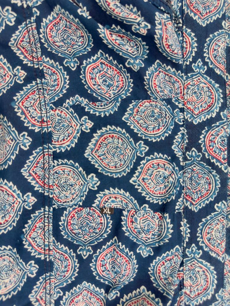 Jaipuri Cotton Half Shirt