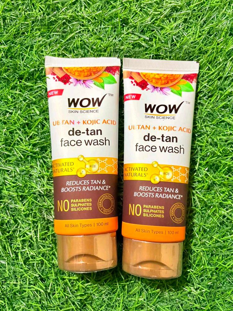 WOW Skin Science De-Tan Face Wash (2 x 100ml)