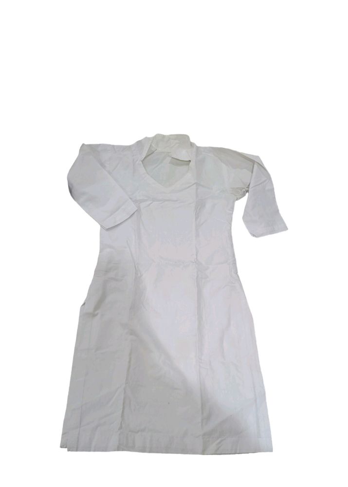 Straight Pure Cotton Kurta With Elastic Salwar