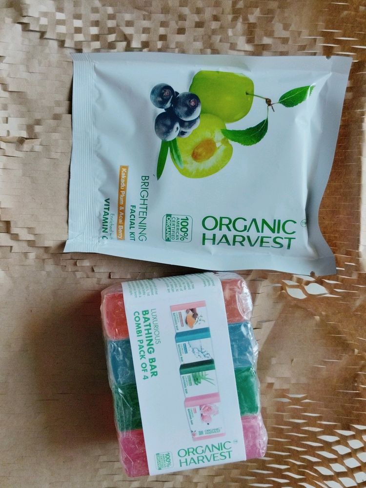 Facial Kit With Luxury Soap Bar Combo