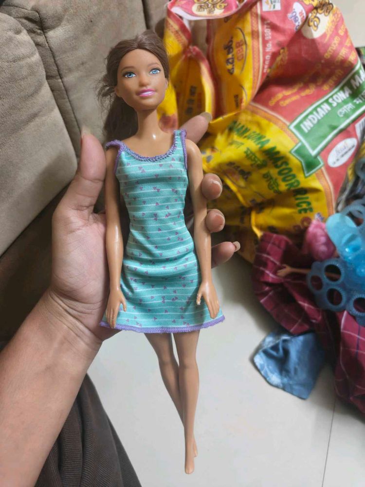 Barbie Doll in Teal Dress