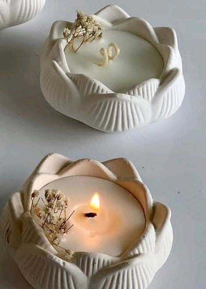 Decorative Lotus Candle Holder