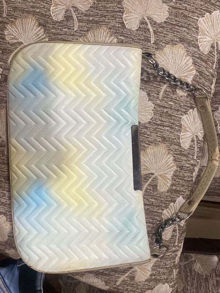 Chic Chevron Clutch Bag