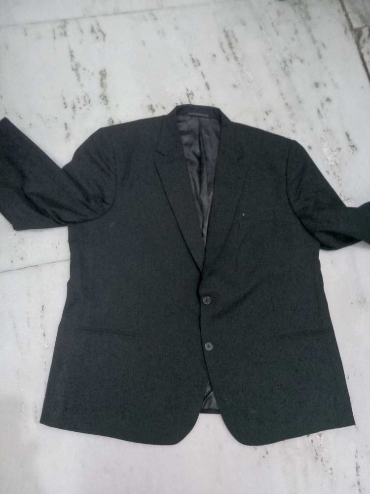 Coat In Black With Measurements