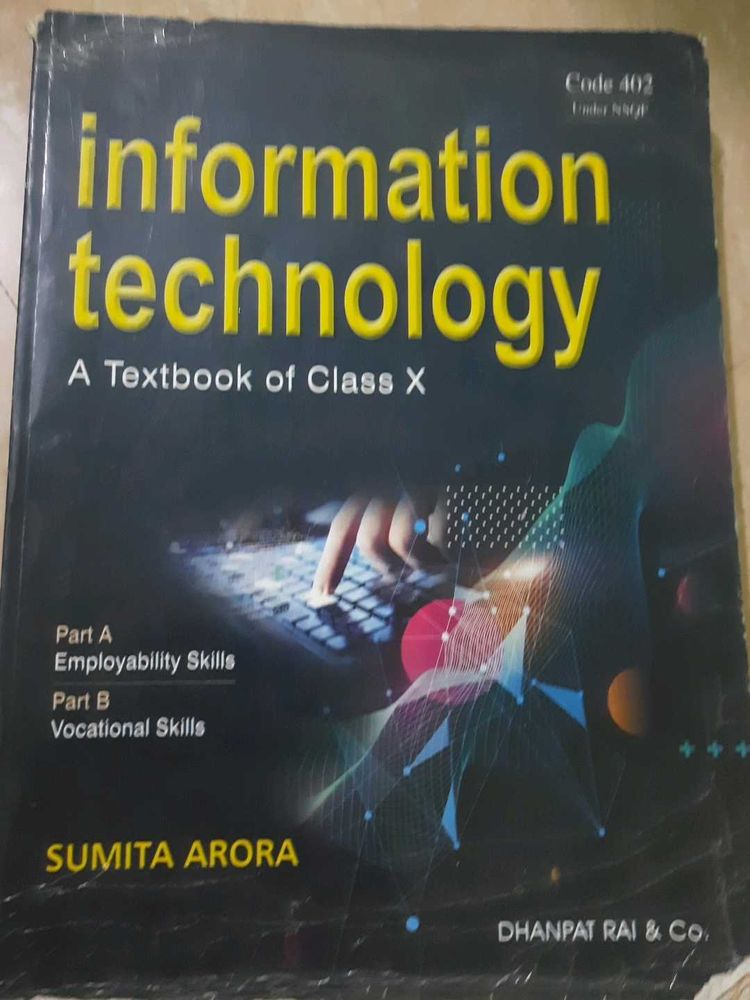 Information Technology Textbook Class X