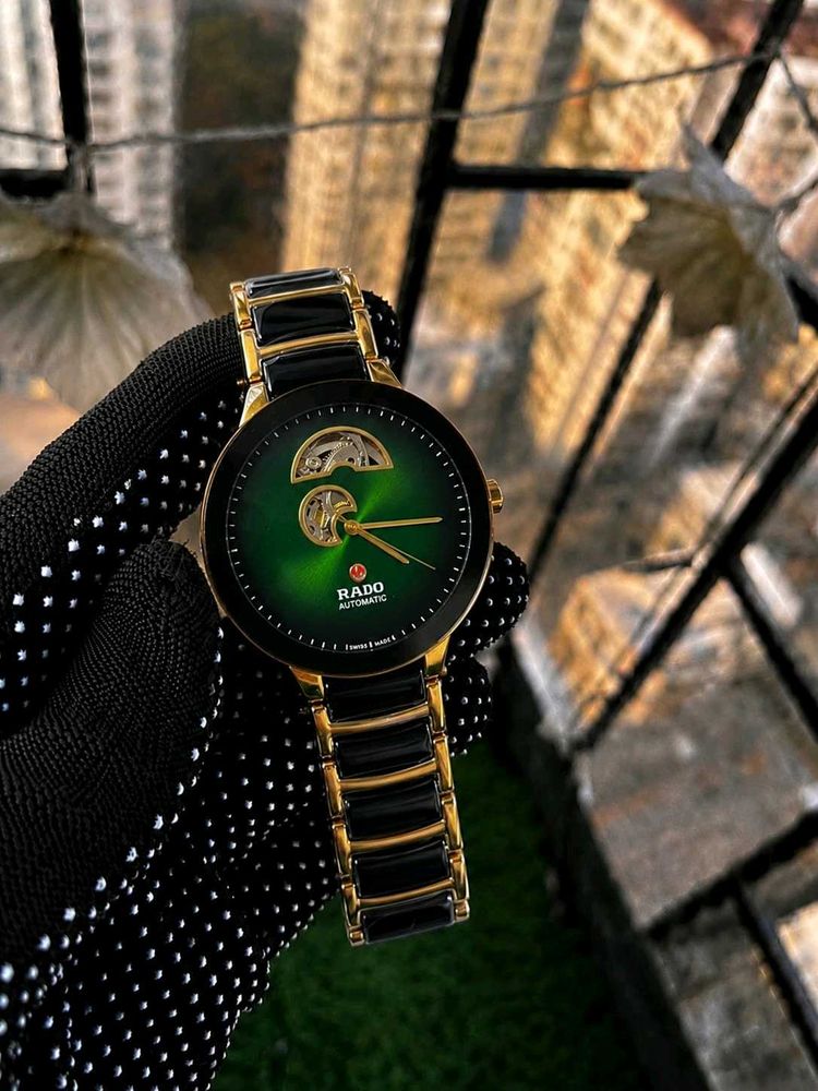 RADO Centrix Automatic Open Heart Watch ⚫⌚✨*