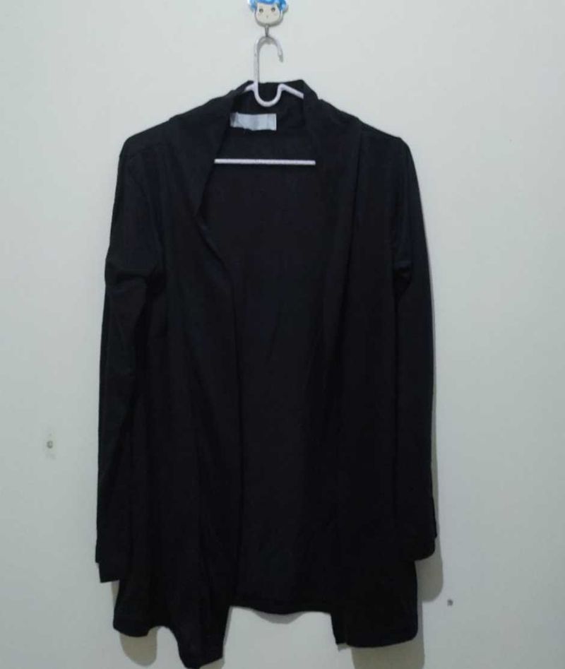 Entease black shrug coverup cardigan