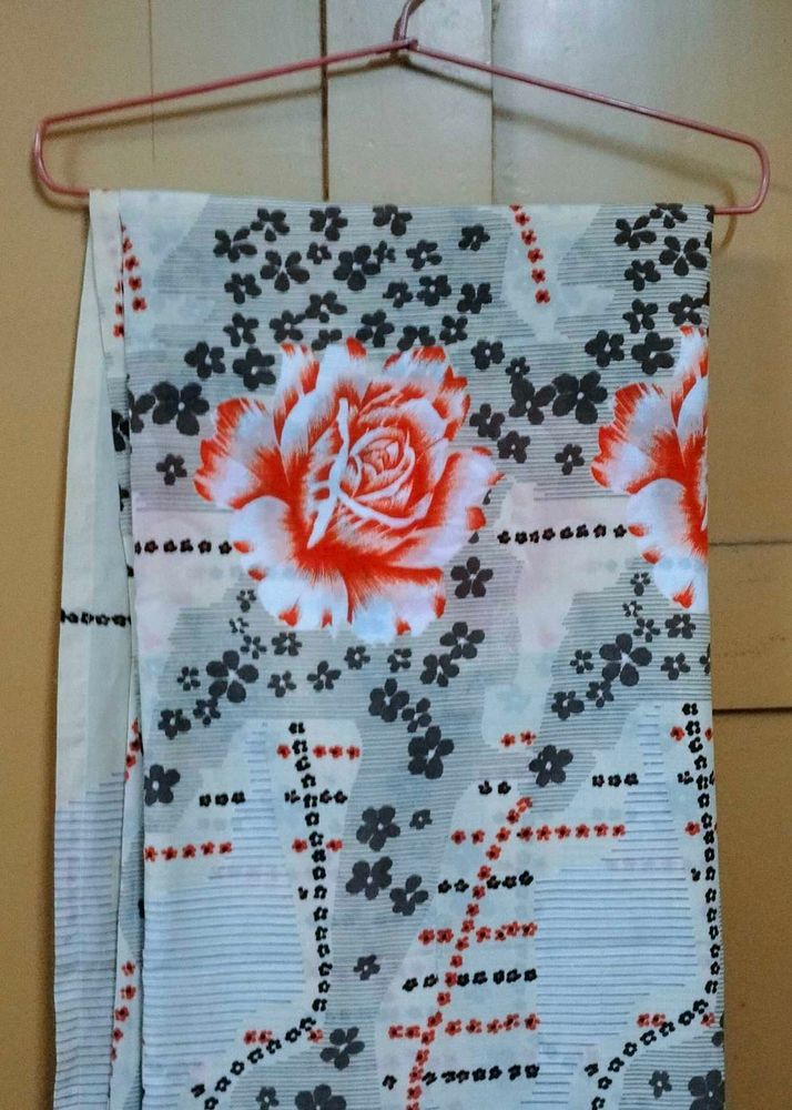 Floral Print Sarees(set of 2)
