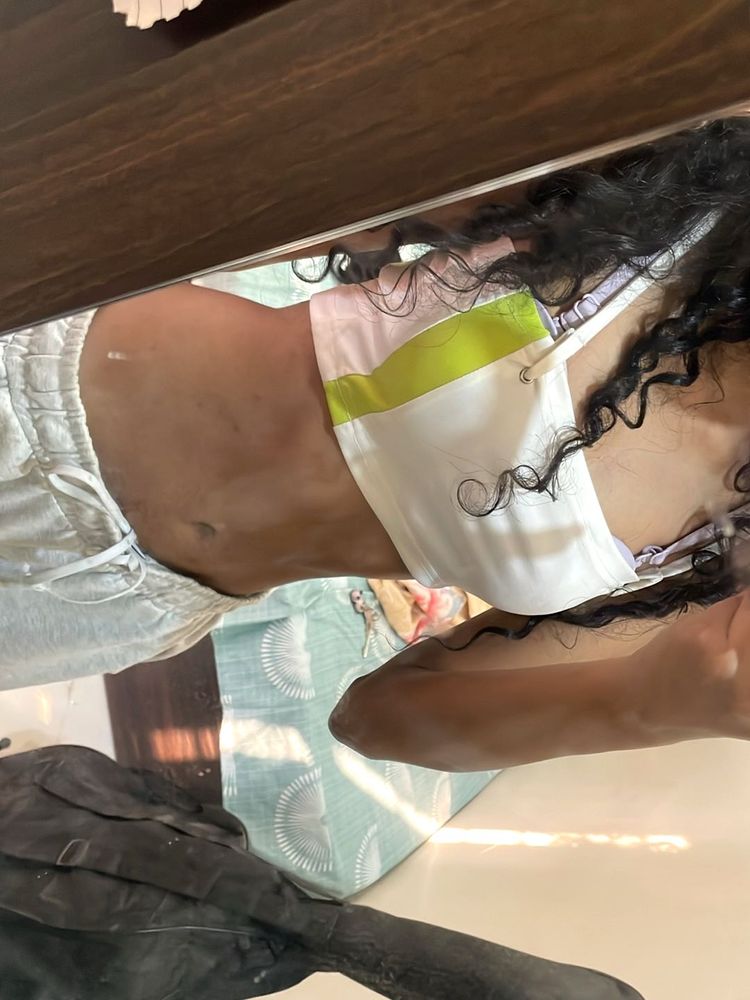 Colorblock Bikini Top