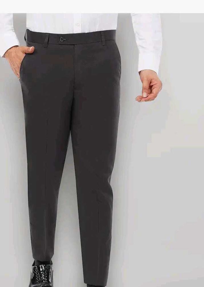 Men's Charcoal Grey Trousers