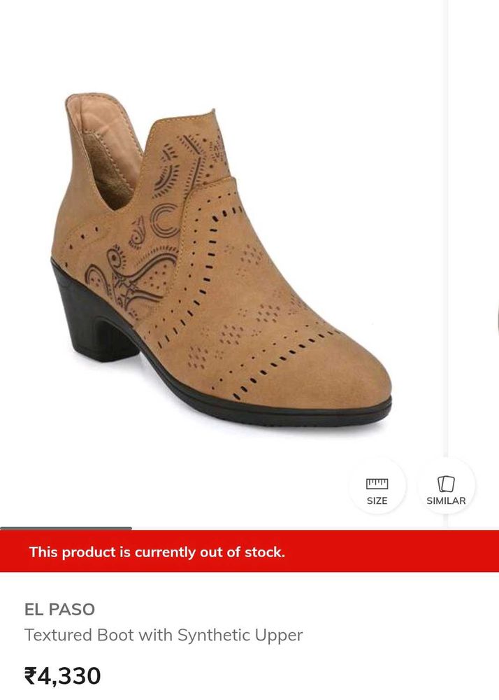 El Paso Women's Tan Ankle Boots
