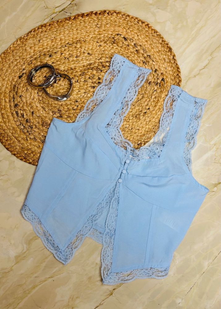 Lace Trim Tank Top