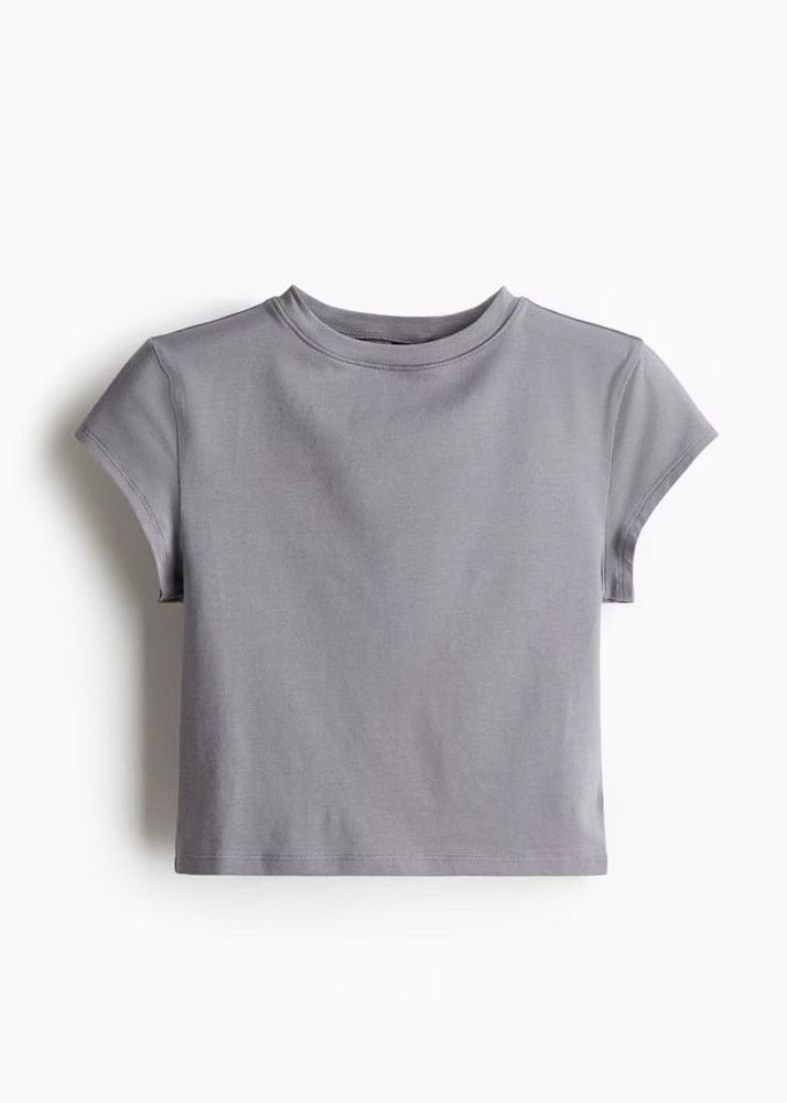 H&amp;M GREY BODYFIT TOP