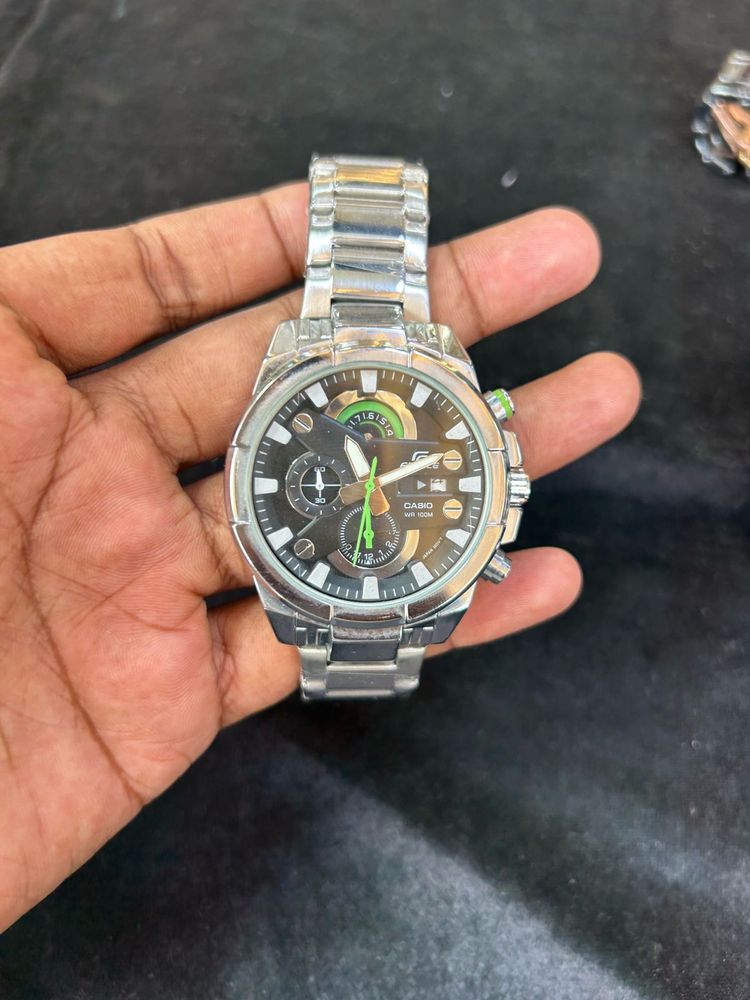 ⌚ Casio Edifice Stainless Steel Analog Watch | Pre