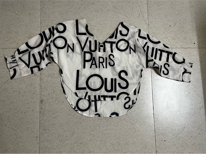 Stylish Louis Vuitton Print Top