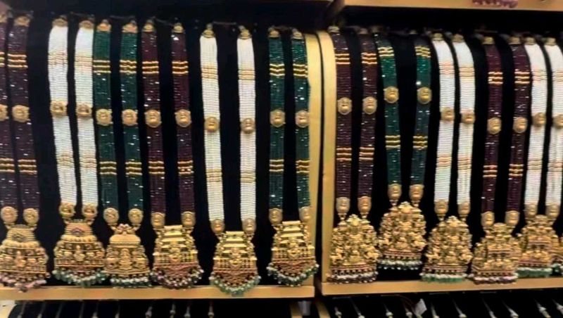 Exquisite Beaded Necklace with Gold Pendant