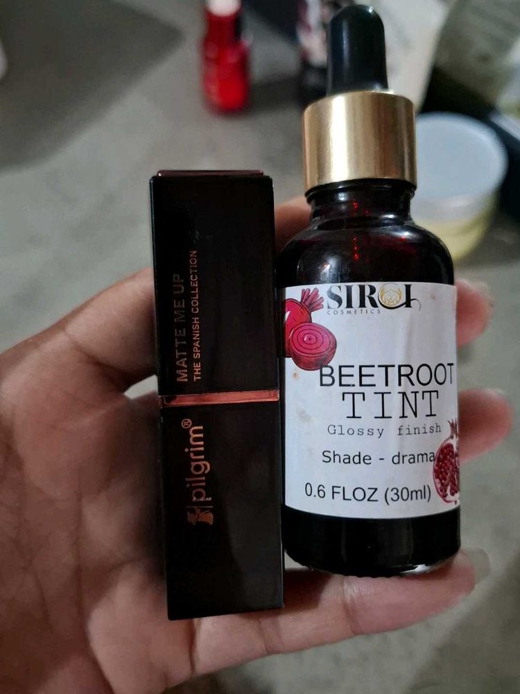 Pilgrim Matte Me Up Lipstick &amp; Beetroot Tint