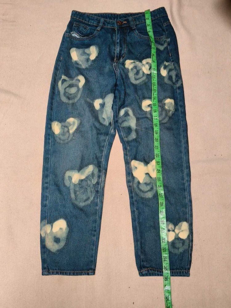 Custom Hand Painted Jeans