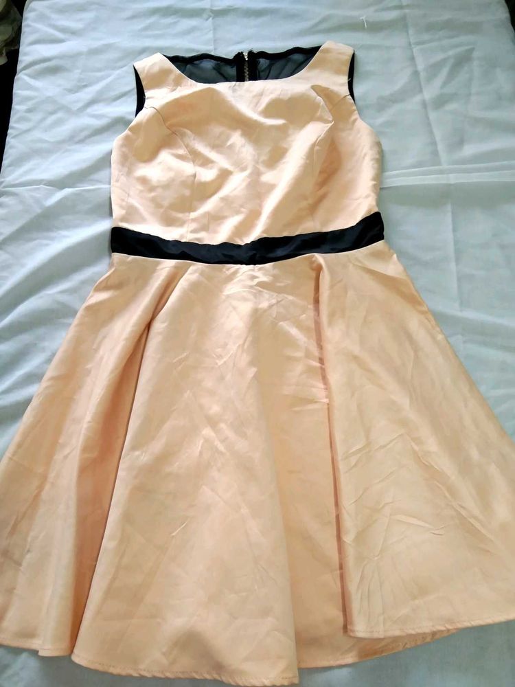 Peach Skater Dress